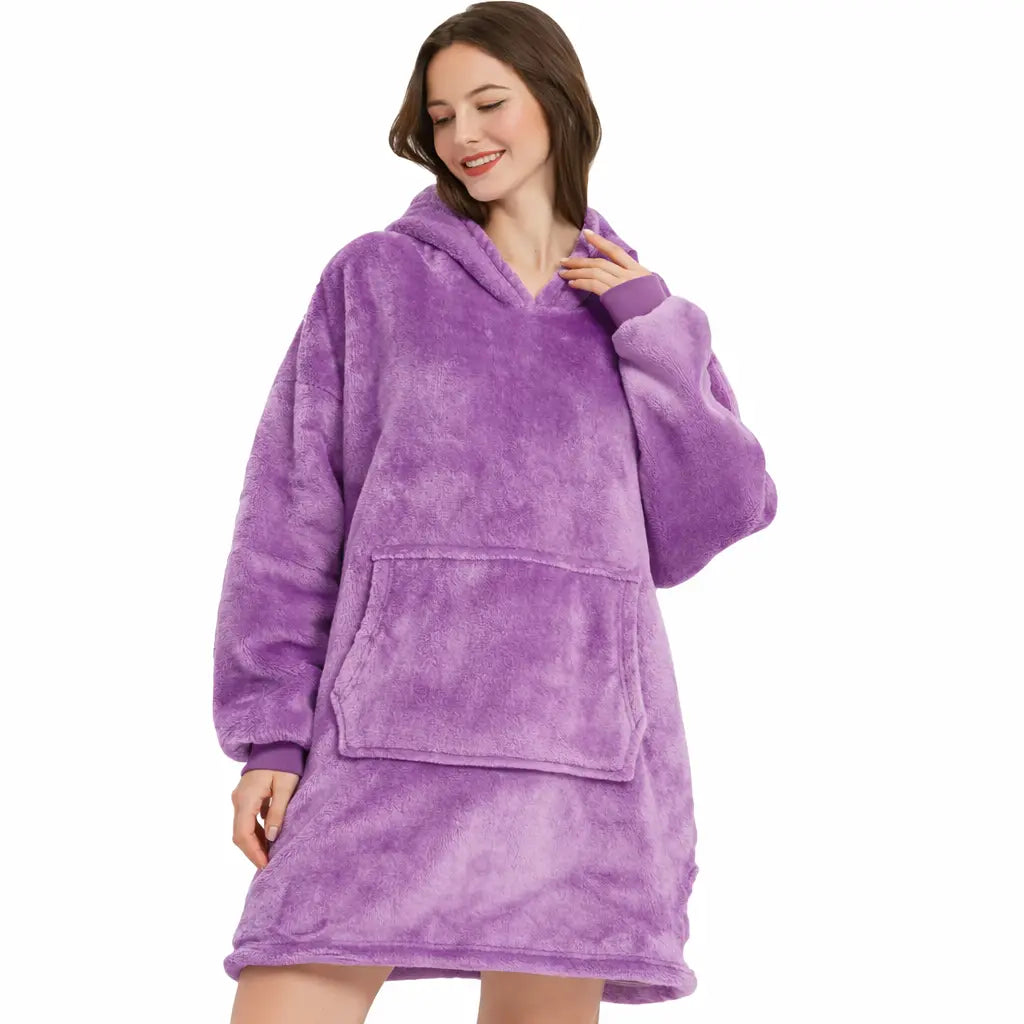 Sweat Plaid Couverture Chaud | Lady Daily Lady Daily