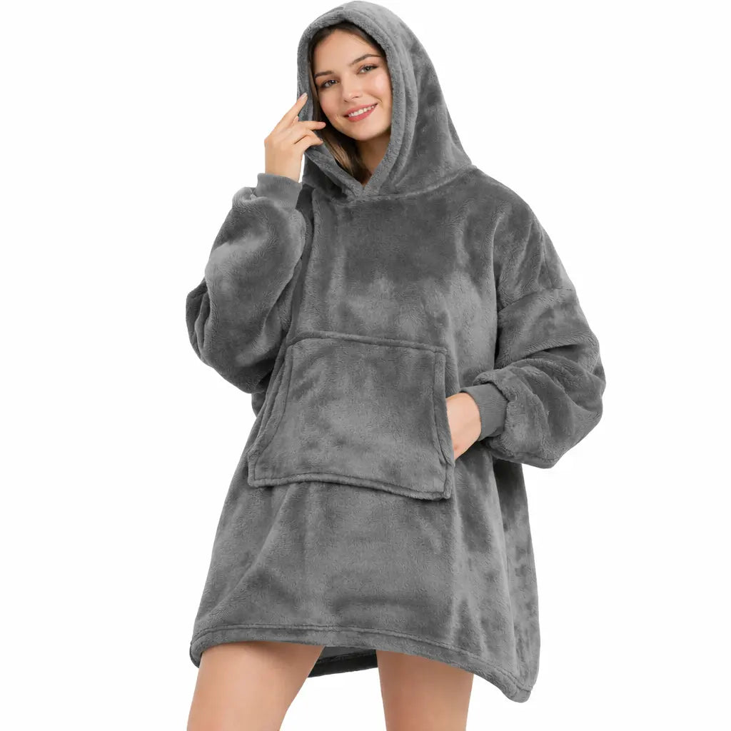 Sweat Plaid Couverture Chaud | Lady Daily Lady Daily