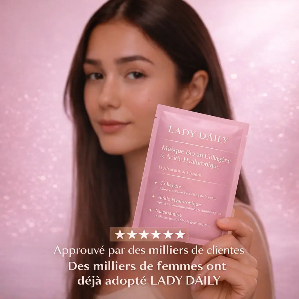 Masque Bio Collagène – Hydratation & Éclat | Lady Daily Lady Daily